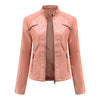 Spring leather biker jacket