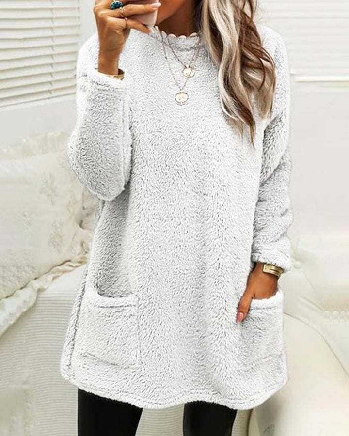 Comfortable, warm and long sweater