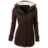 Warm winter jacket with hood