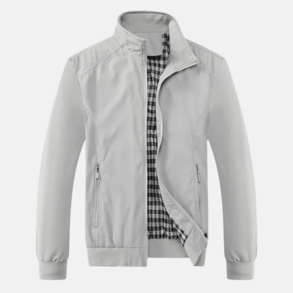 Men's - Casual Summer Jacket - Stylish with Collar - Perfect for Warm Days