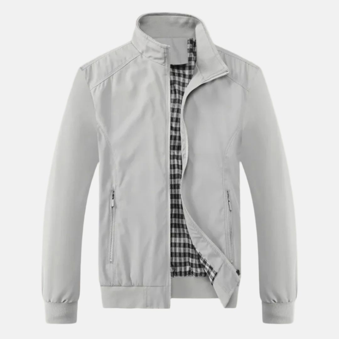 Men's - Casual Summer Jacket - Stylish with Collar - Perfect for Warm Days