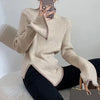 Autumn Sweater With Flared Sleeves