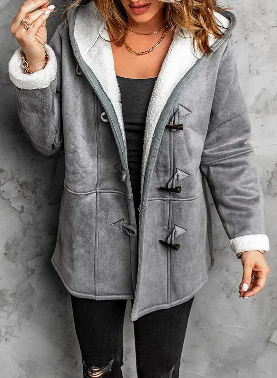 Women's - Winter Jacket - Sherpa Fleece Lined