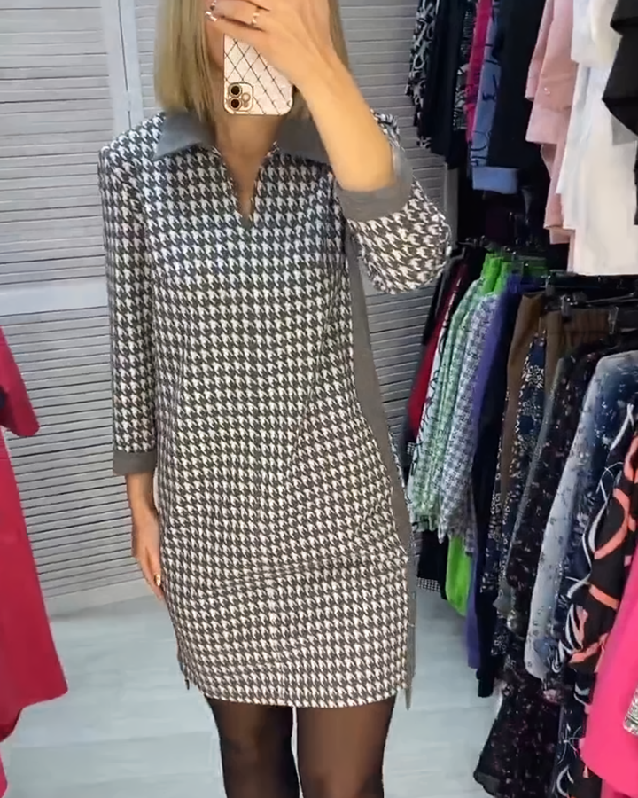 High-end casual midi dress