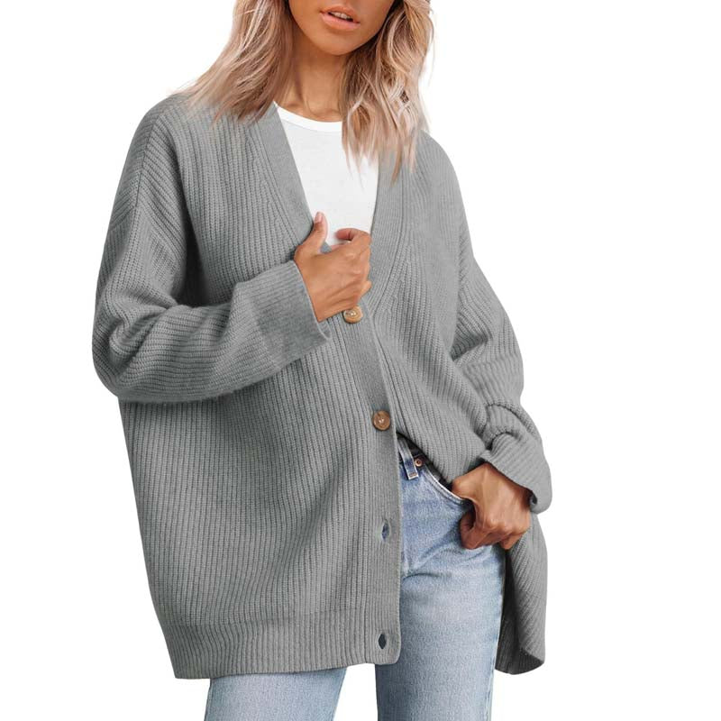 Women's - Casual Knitted Cardigan - Autumn Style