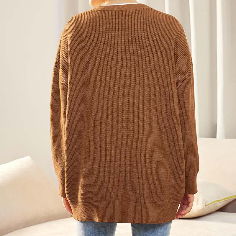 Women's - Casual Knitted Cardigan - Autumn Style