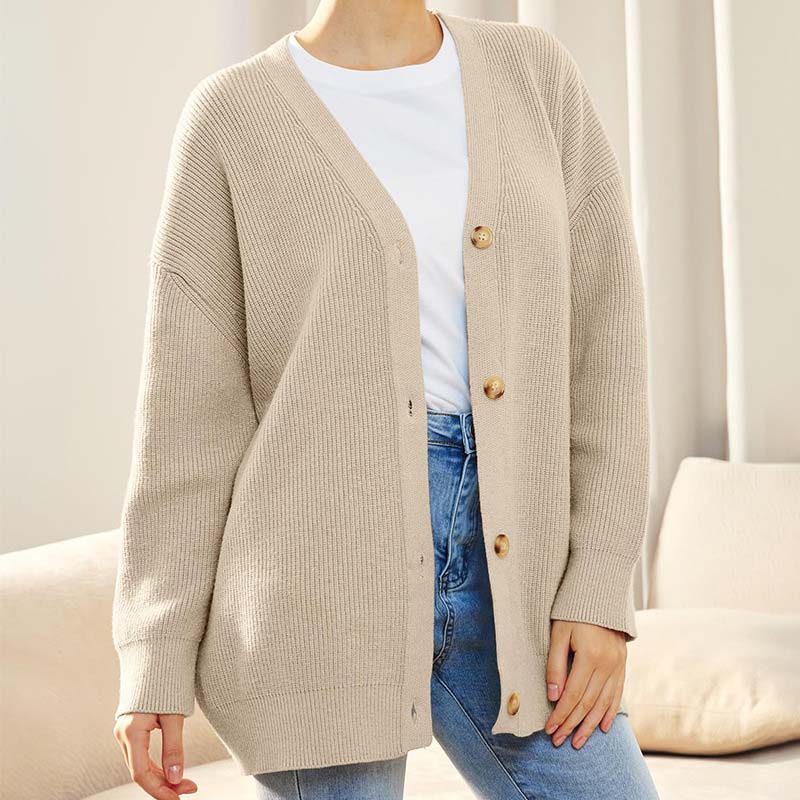 Women's - Casual Knitted Cardigan - Autumn Style