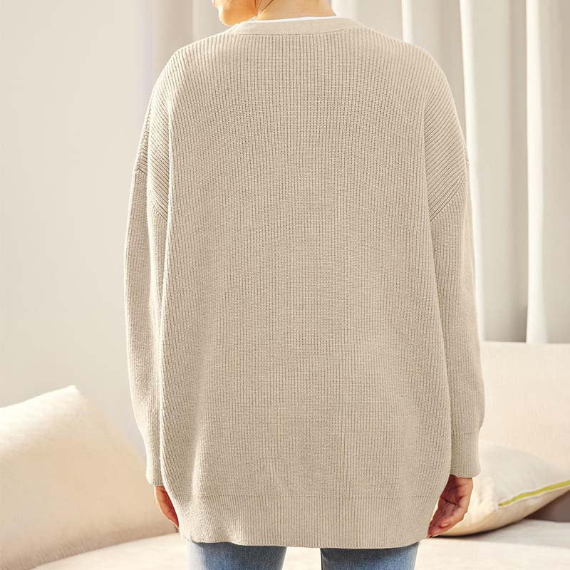 Women's - Casual Knitted Cardigan - Autumn Style