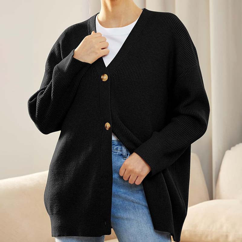 Women's - Casual Knitted Cardigan - Autumn Style
