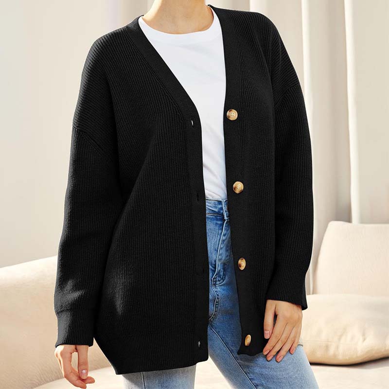 Women's - Casual Knitted Cardigan - Autumn Style