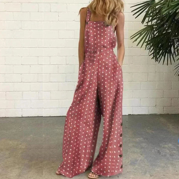 Dots Druck Jumpsuits