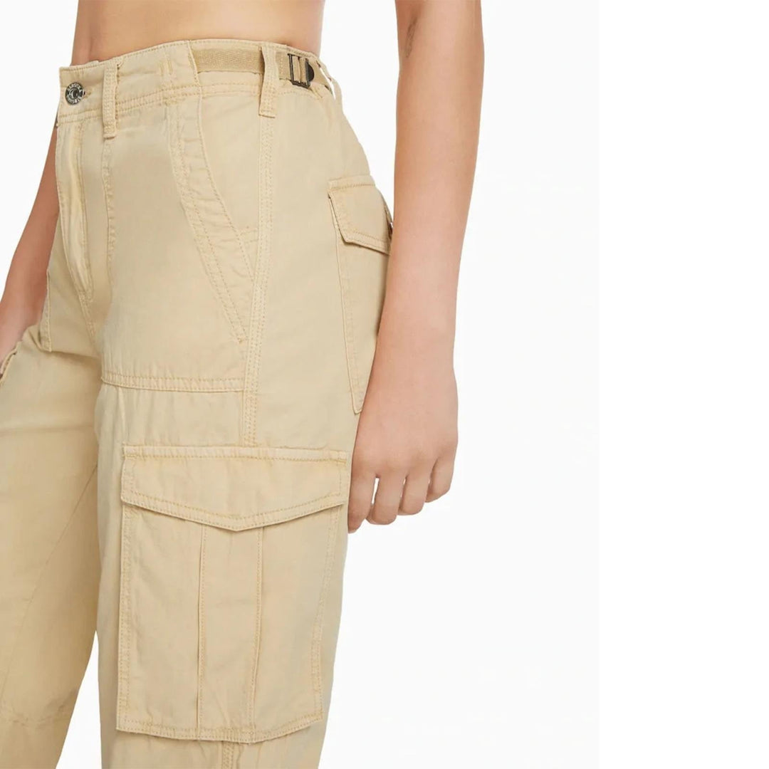 Straight cargo trousers