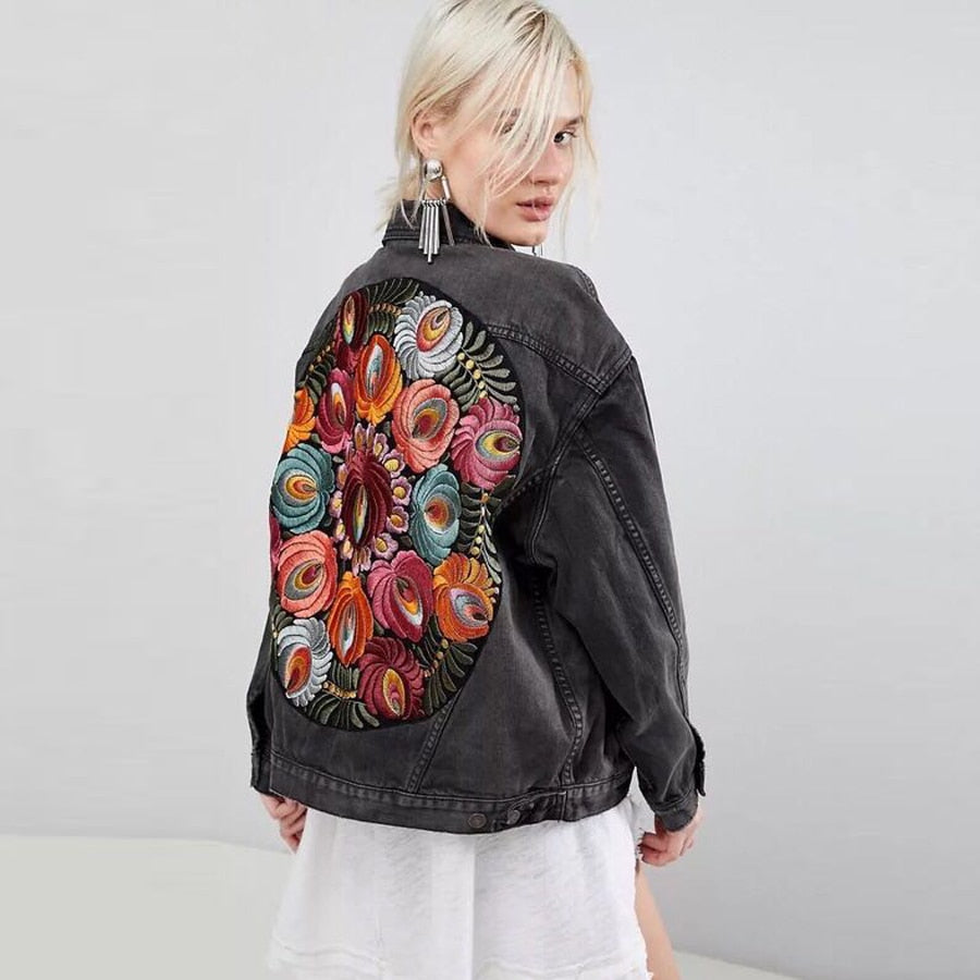 Bohemian Jean streetwear jacket