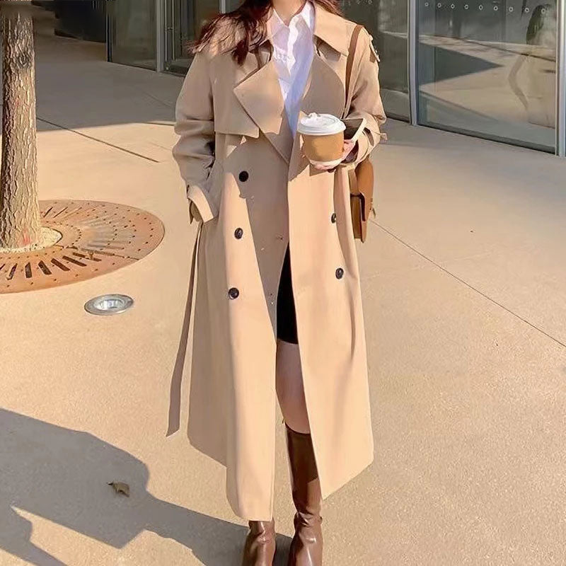 Stylish spring trench coat