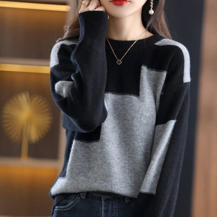 Knitted casual jumper