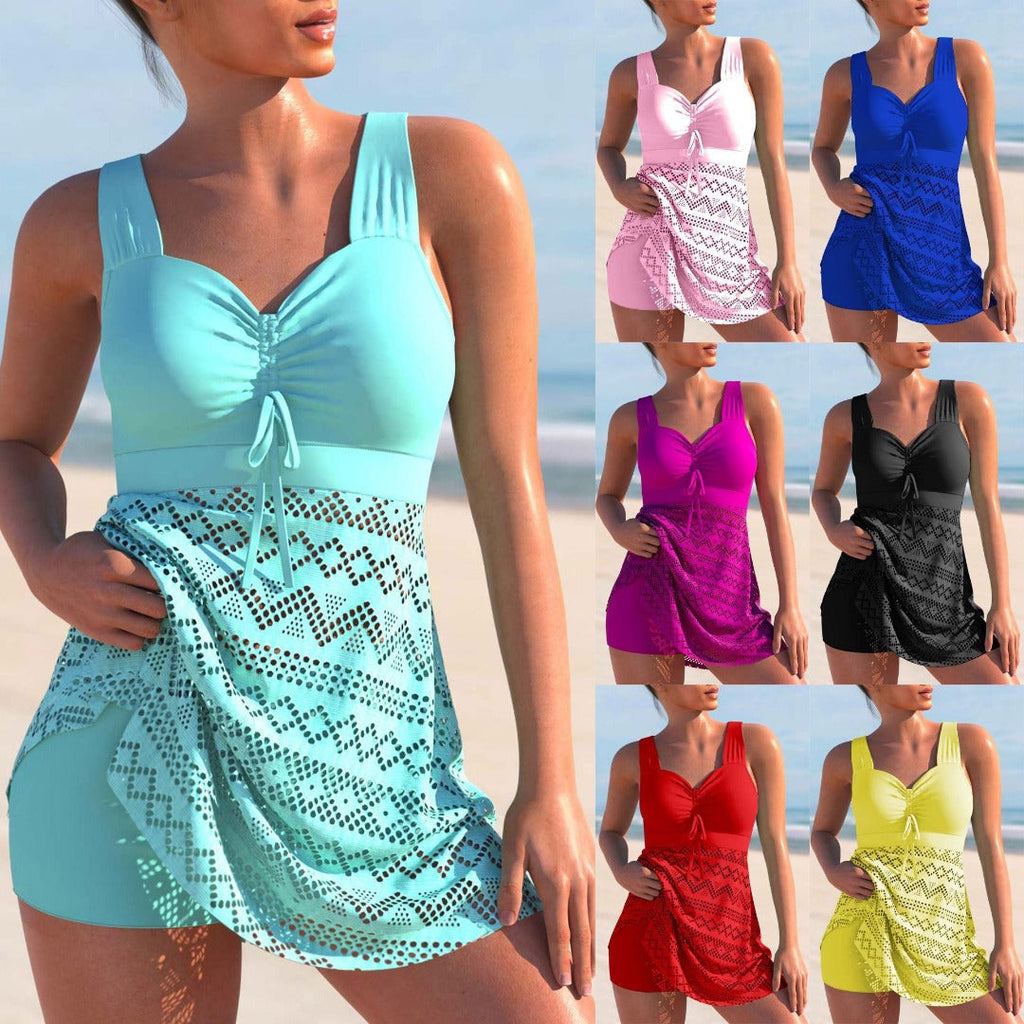 Sem | Light coloured padded tankini set