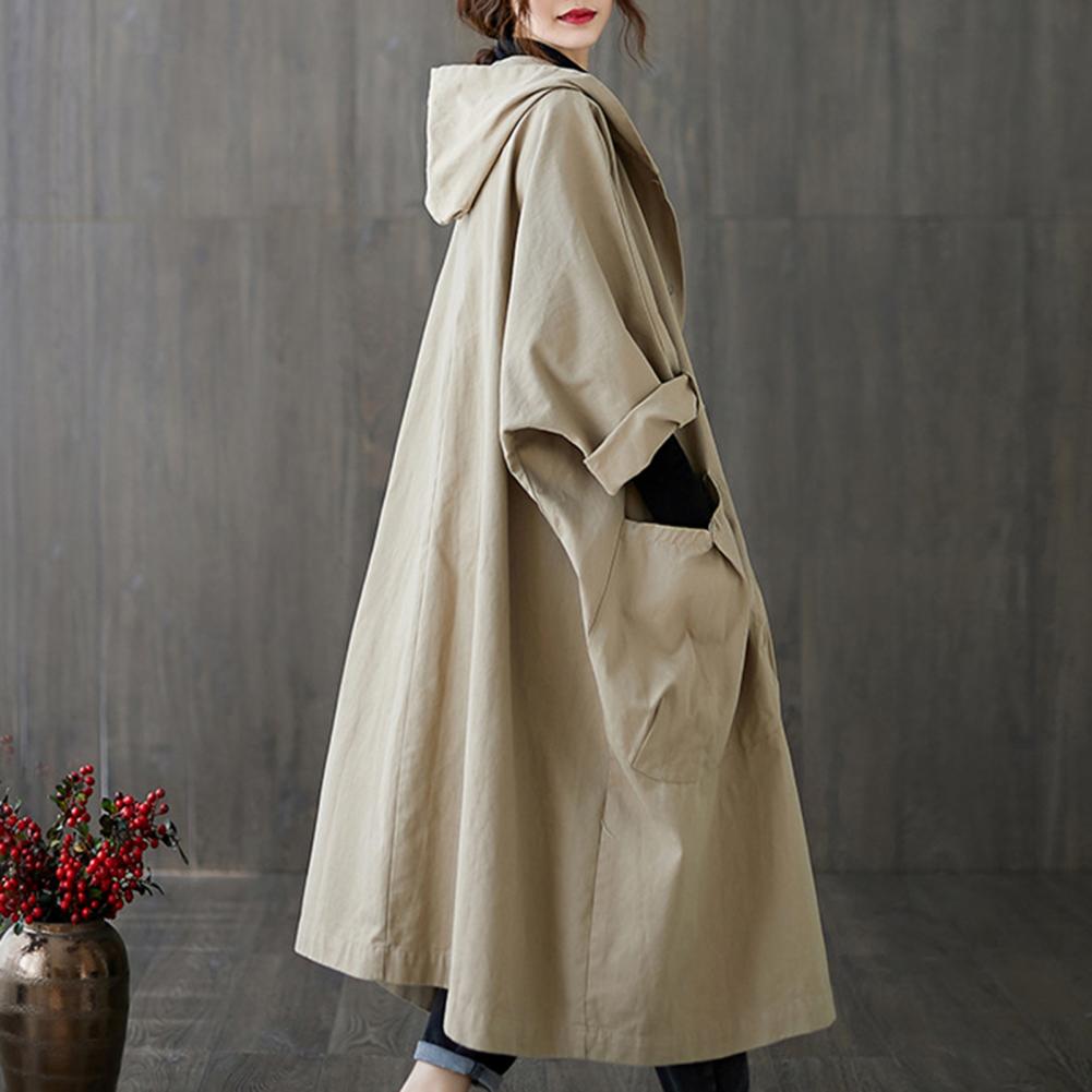 Cosy gabardine trench coat