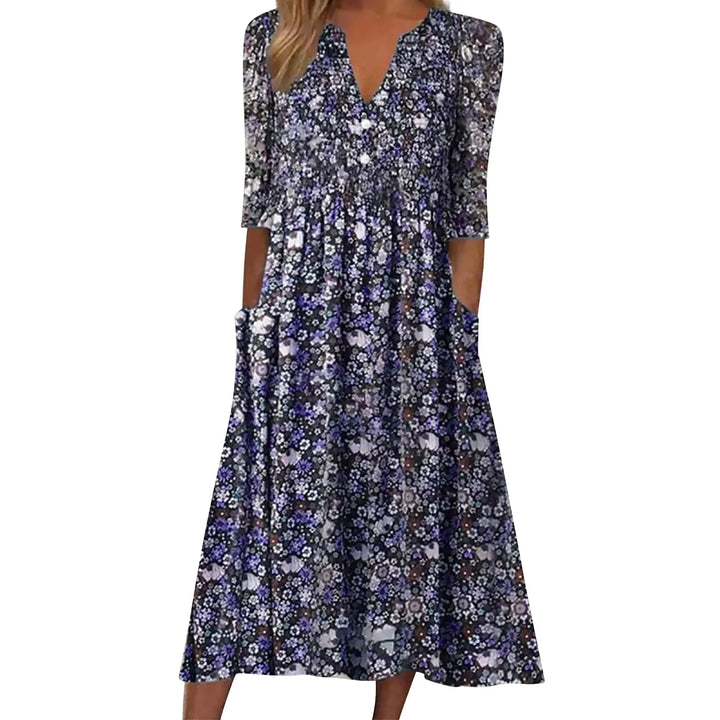 Fashionable floral dress