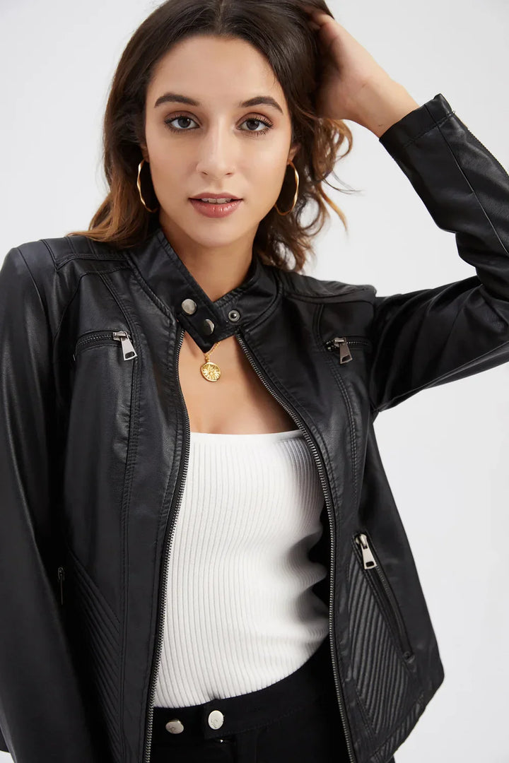 Fashionable Leather Jacket For Women