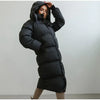 Thick and warm long puffer jacket