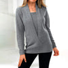 V-neck jumper for women