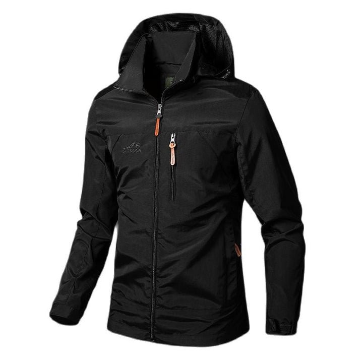 Men's jacket Waterproof hooded jacket - Windbreaker Elasticated coat for men