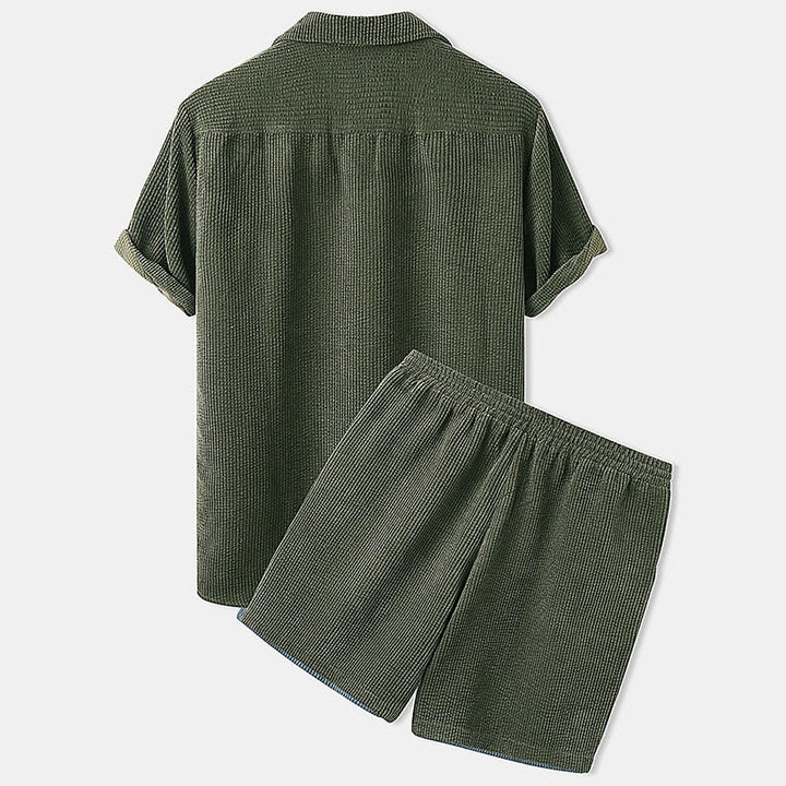 Corduroy pants set