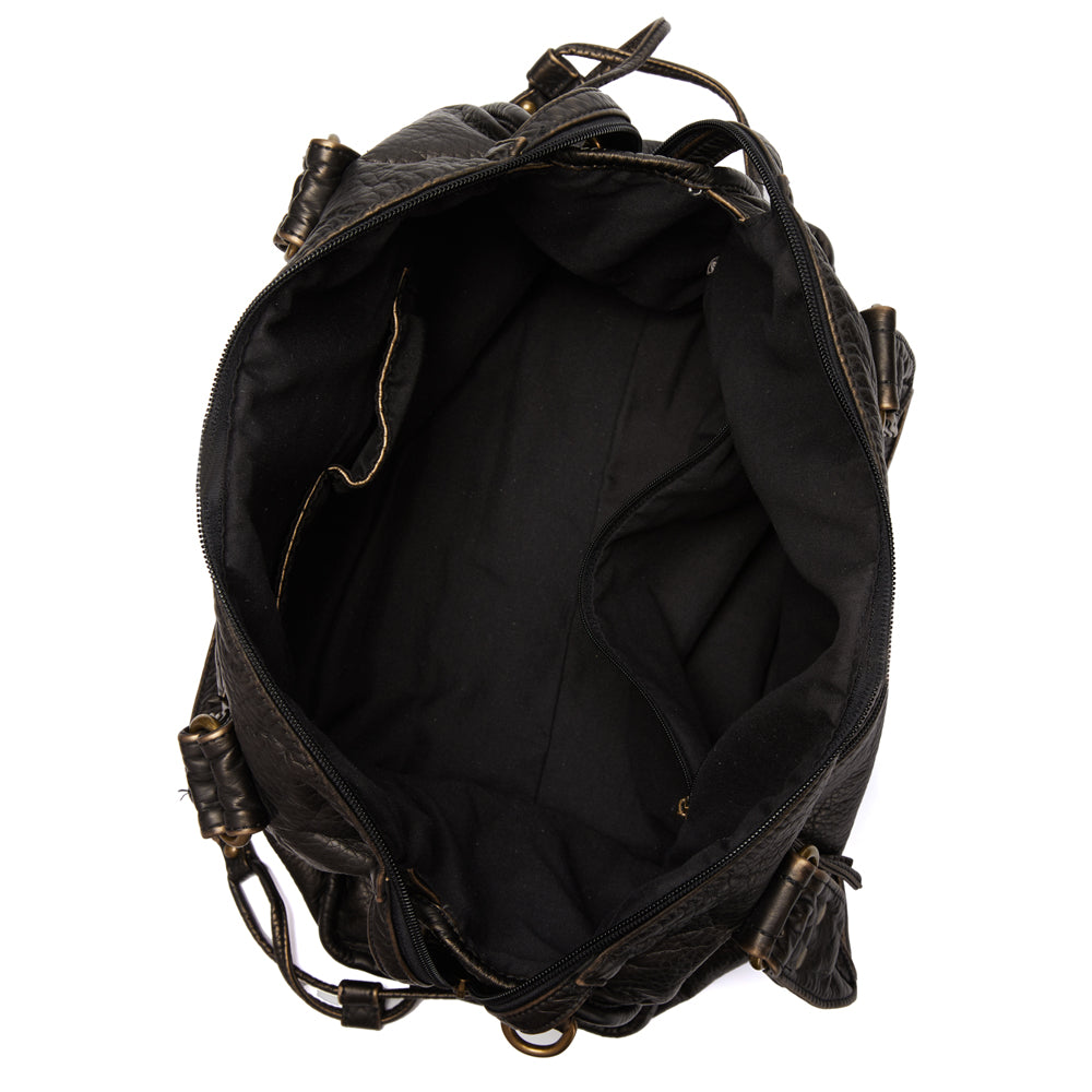 Women's - Black Handbag for School - Stylish & Practical Design - Perfect for Everyday Use