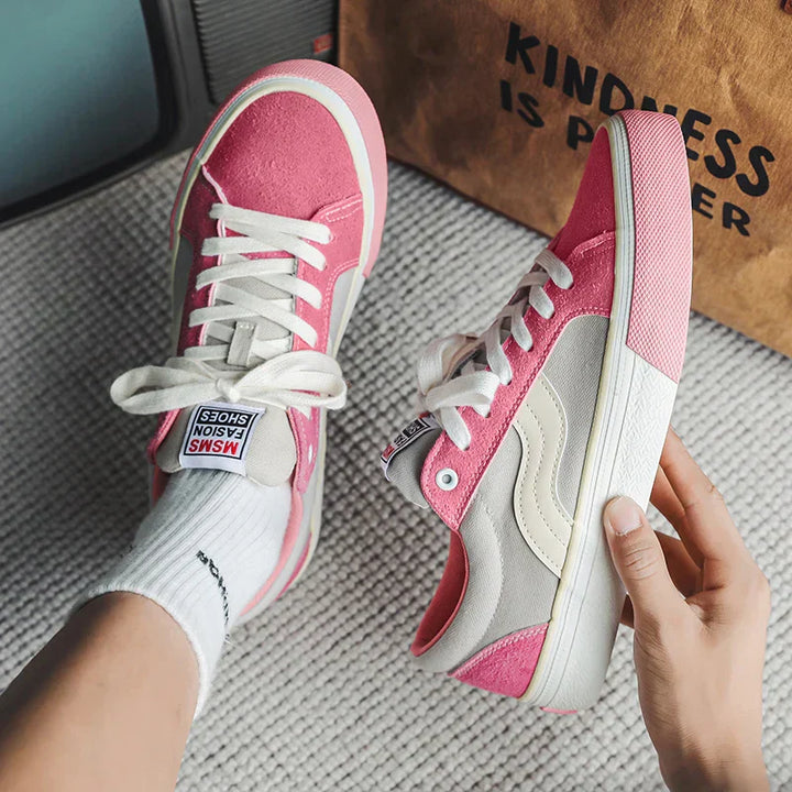 Women's - Versatile Sneakers - Stylish and Comfortable - Trendy Casual Footwear for Everyday Wear