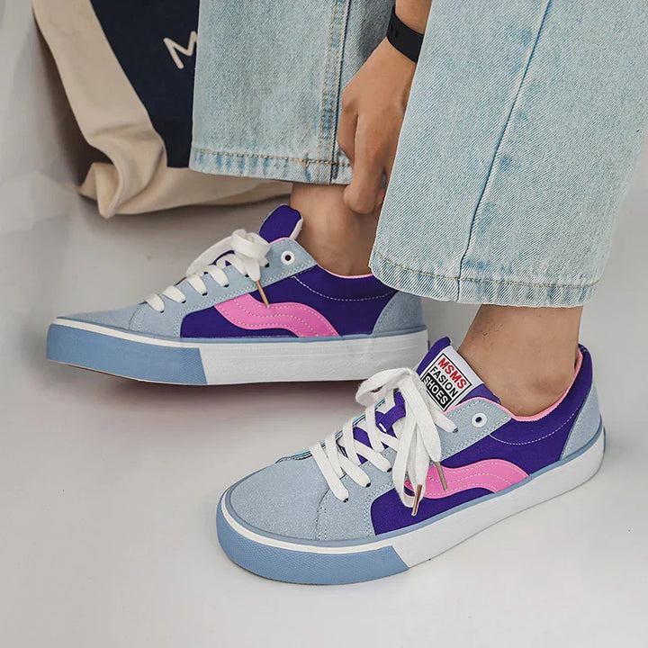 Women's - Versatile Sneakers - Stylish and Comfortable - Trendy Casual Footwear for Everyday Wear