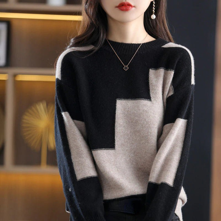 Knitted casual jumper