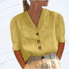 Women's - Stylish Top with Collar and Buttons - Perfect for Chic Looks - Fashionable Casual Wear