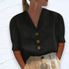 Women's - Stylish Top with Collar and Buttons - Perfect for Chic Looks - Fashionable Casual Wear