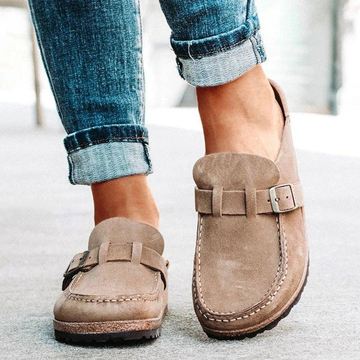 Women's - Suede Loafers - Stylish Comfort - Perfect for Everyday Wear - Footwear