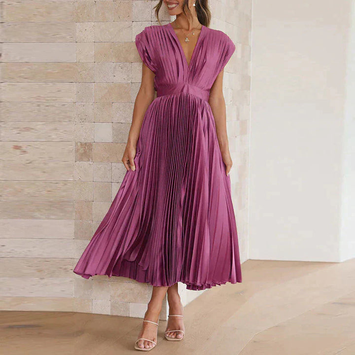 Elegant Pleated Dress