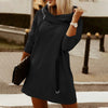 Oversized sweatshirt dress