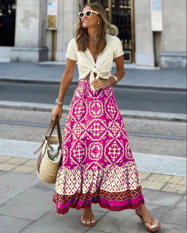 Comfortable spring skirt