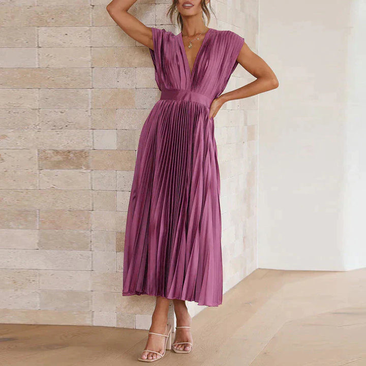 Elegant Pleated Dress