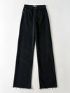 Women's straight leg jeans, Harajuku style, long high waist baggy denim trousers