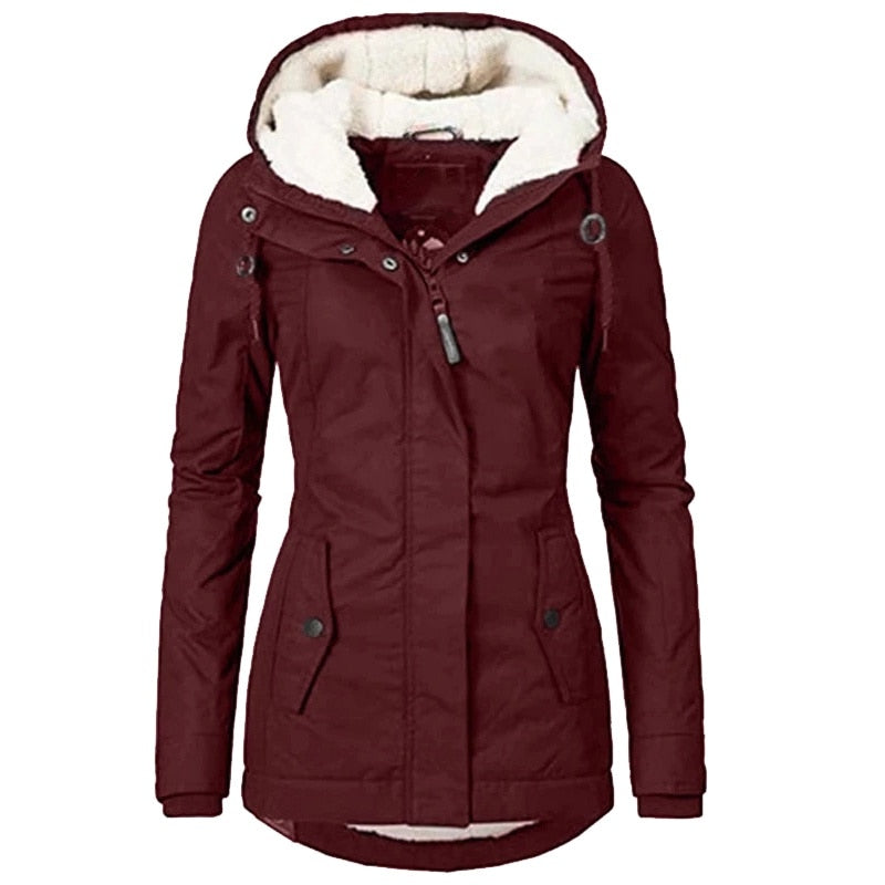 Wind and waterproof weather protection for women