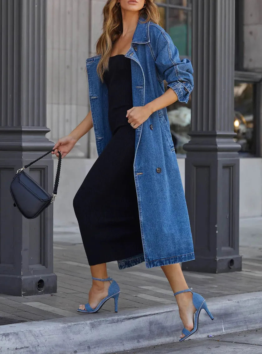 Denim jacket coat