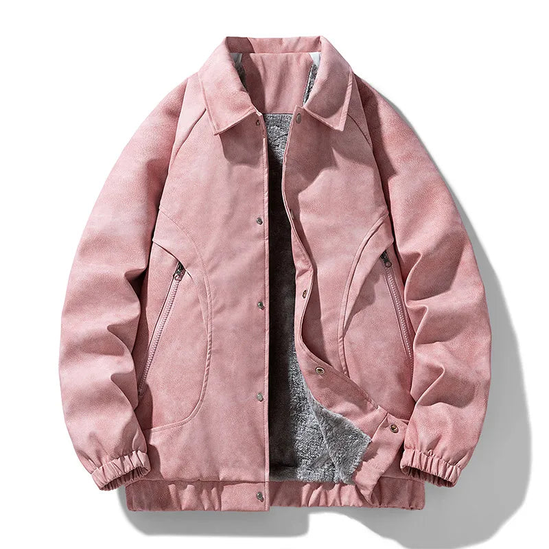 Women's - Bomber Jacket - Soft Fleece - Cosy Style for Everyday Wear - Comfortable Outerwear