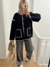 Long-sleeved patchwork jackets