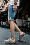 Men's - Fashionable Slippers - Comfortable Fabric - Stylish Indoor/Outdoor Footwear