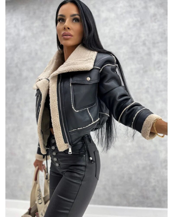 Luxurious leather jacket