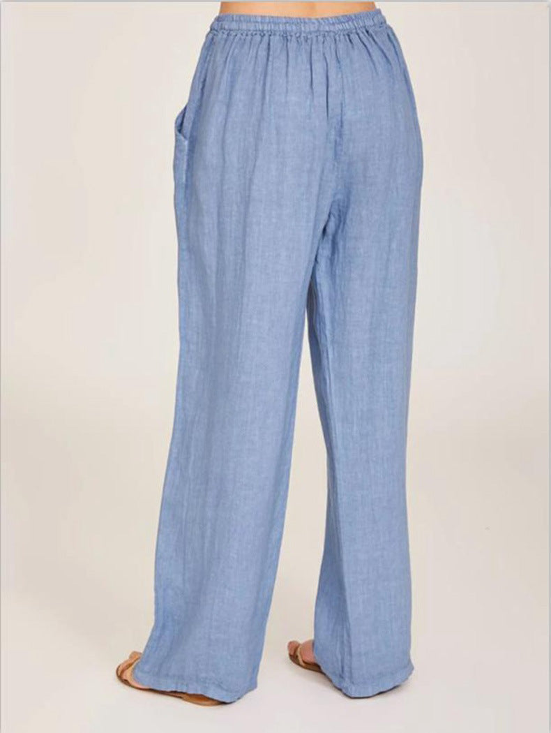 New loose cotton hemp trousers: Comfortable women's casual wear