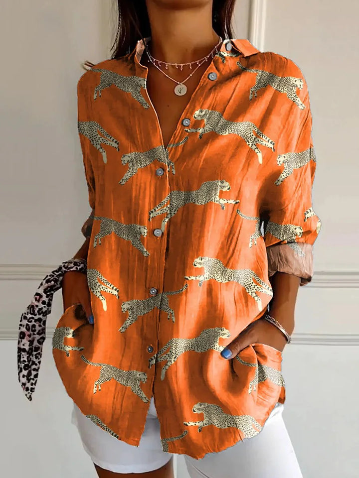 Fashionable printed blouse