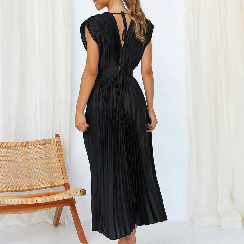 Elegant Pleated Dress