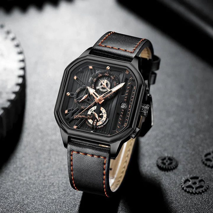 Aston - Luxury automatic watch with skeletonised dial
