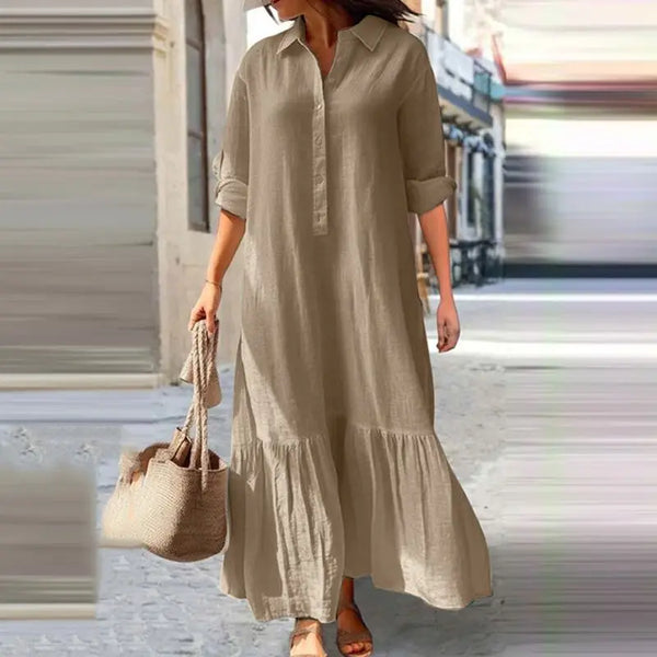 Casual chic long summer dress